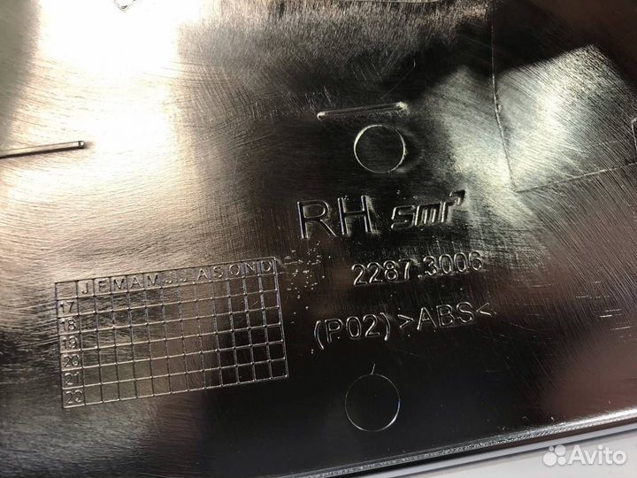 Накладка зеркала наружного нижняя Tesla Model 3