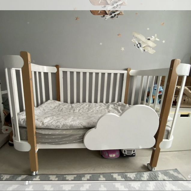 Детская кроватка happy baby mommy lux