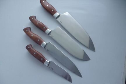 Набор кованых кухонных ножей из стали 95х18