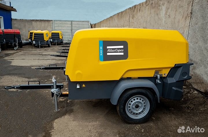 Дизельный компрессор Atlas Copco XAS 88 KD