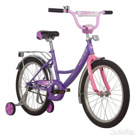 Велосипед novatrack 20” vector фиолетовый