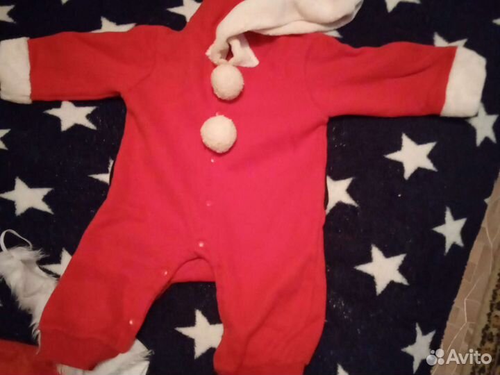 Костюм деда мороза бу детский