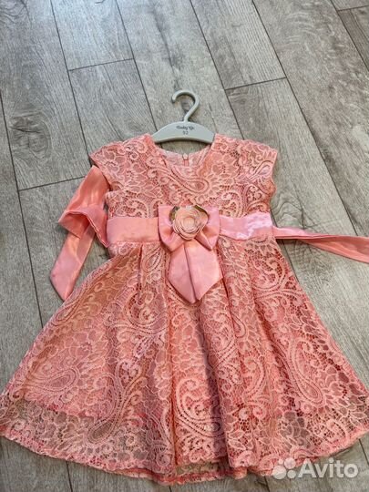 Платье на девочку 92