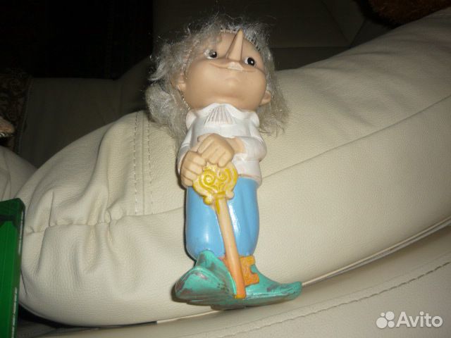 Резиновая игрушка Буратино.26 см СССР