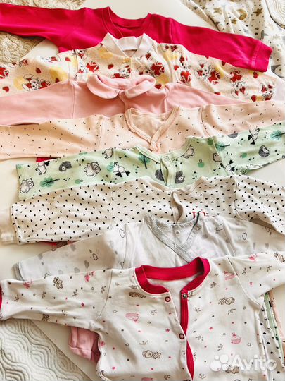 Вещи пакетом для девочки 68 74
