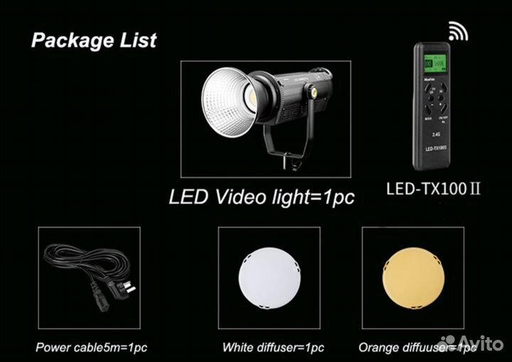 Осветитель Nicefoto LED-3000B.Pro