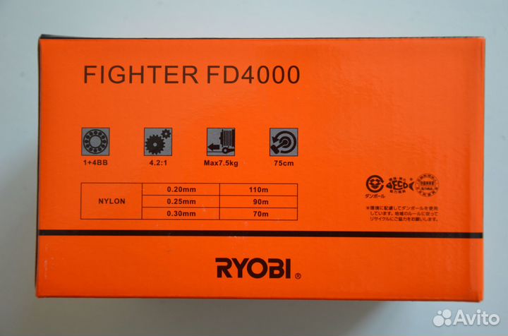 Ryobi Fighter Feeder 4000 Катушка безинерционная