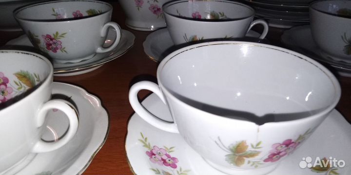 Фарфоровый чайный сервиз ГДР