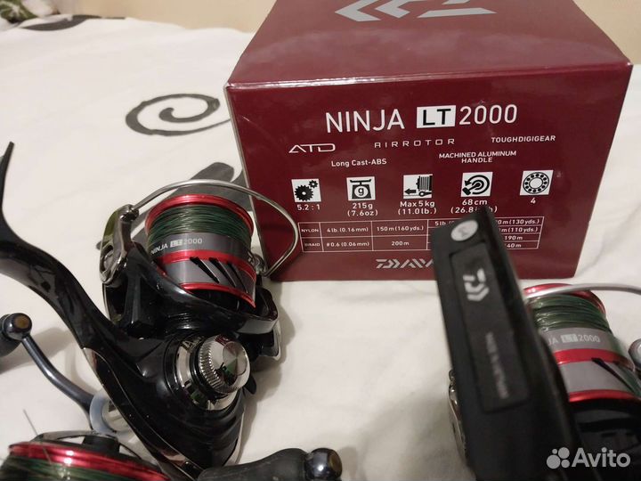 Катушки Daiwa ninja LT2000
