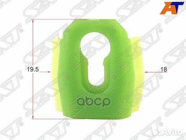 Клипса молдинга GM (1 шт.) ST-M11001 Sat