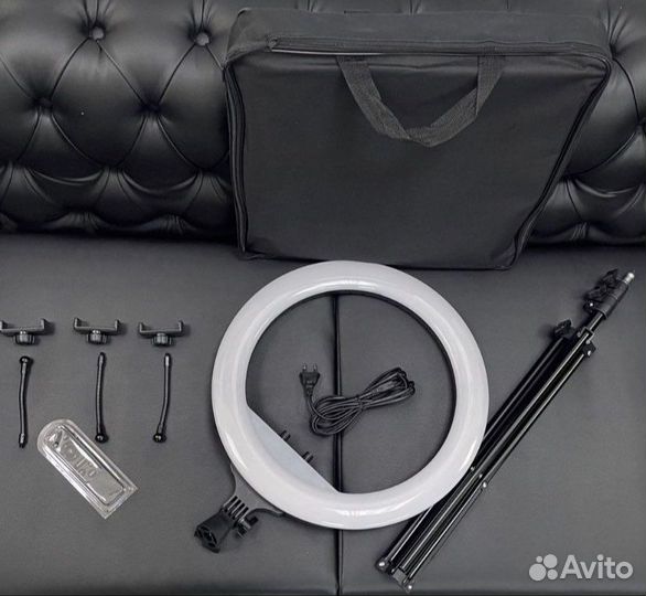 Лампа кольцевая RL-18/кольцо для селфи/ 45 см