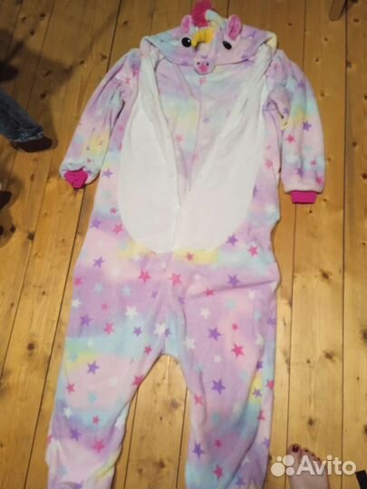 Пижама кигуруми волшебный единорог