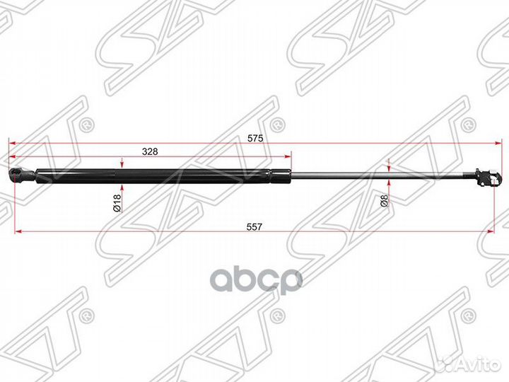 Амортизатор крышки багажника lexus IS250/350 05