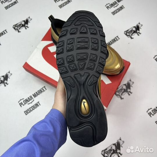 Эксклюзив 42 eu Nike air max 97 wheat gold