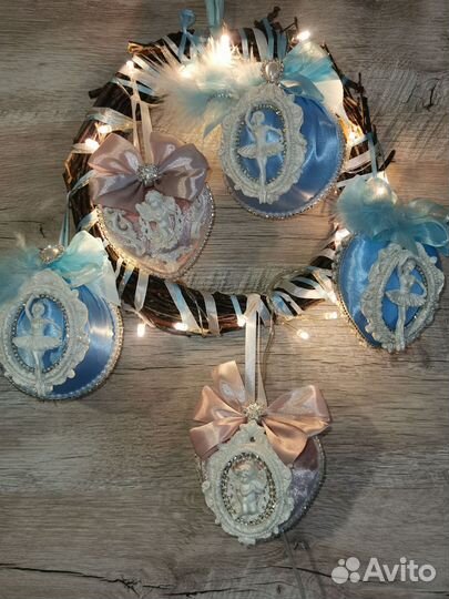 Елочные игрушки ручной работы