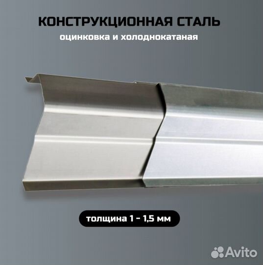 Пороги кузовные Mitsubishi Airtrek 1