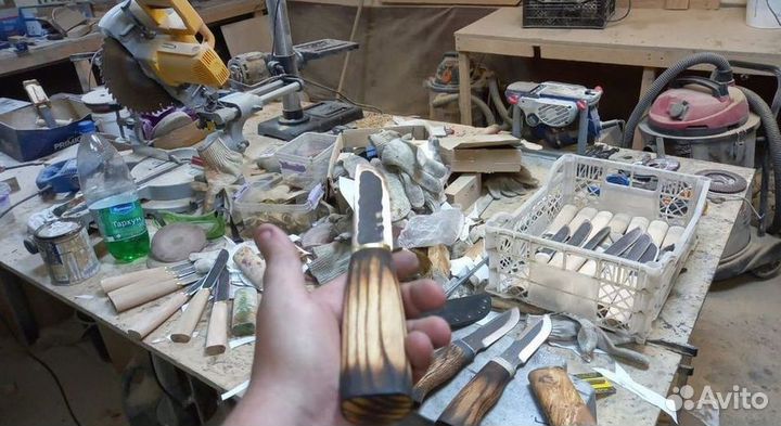 Нож кованый из х12мф