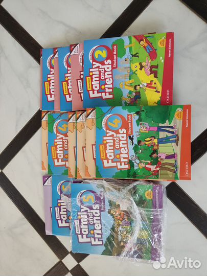 Учебники Family and friends 2,4,5 уровень