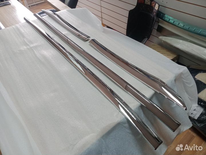 Молдинги (хром) Lexus NX 2021- Оригинал