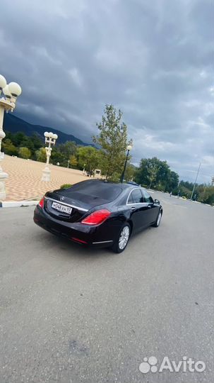 Аренда, заказ авто, трансфер Mercedes s class w222