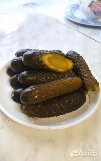 Огурцы соленые