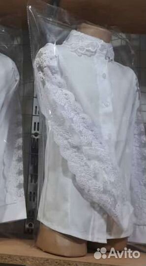 Новая школьная блуза 6-7 лет