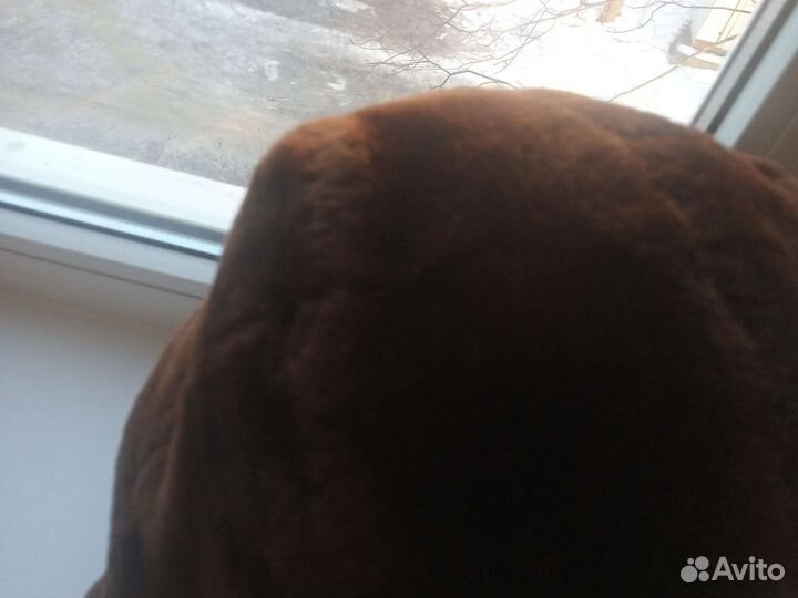 Шапка ушанка мужская натуральный мех бу, СССР