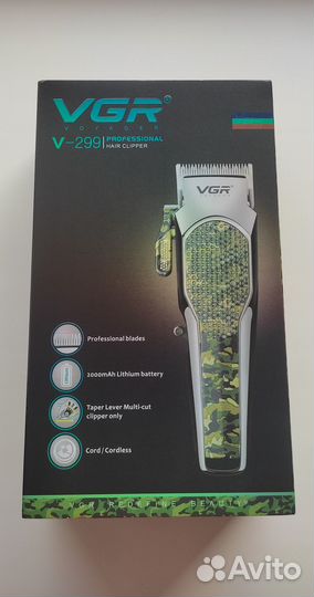 Машинка для стрижки новая VGR-299