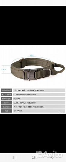 Ошейник для сабаки