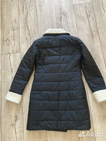 Стеганное пальто
