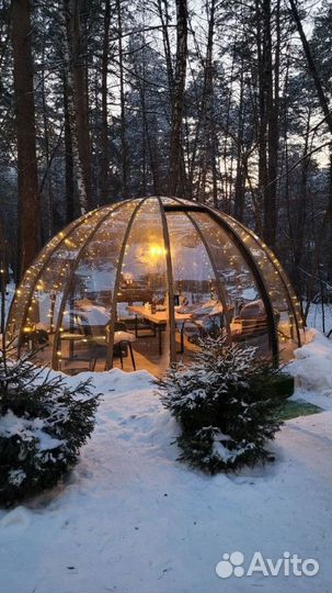 Купольная беседка,беседка Иглу