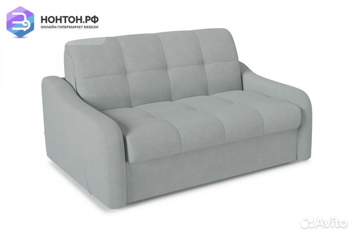 Диван аккордеон Лидер светло-серый