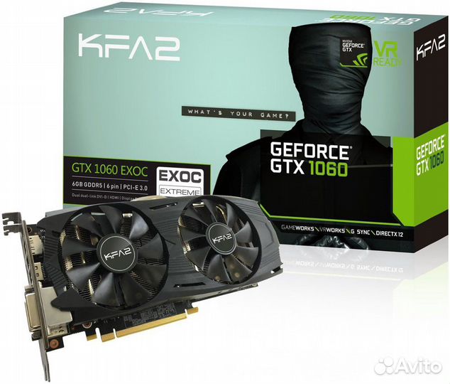 KFA2 GeForce GTX 1060 6 gb