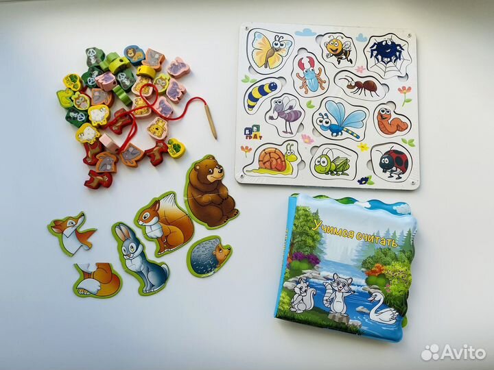Развивающие игрушки пакетом