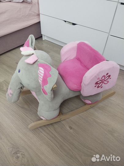 Детская качалка слоник