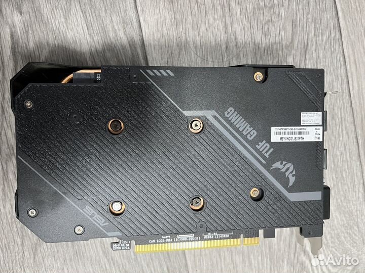 Видеокарта Asus gtx 1660 ti 6gb