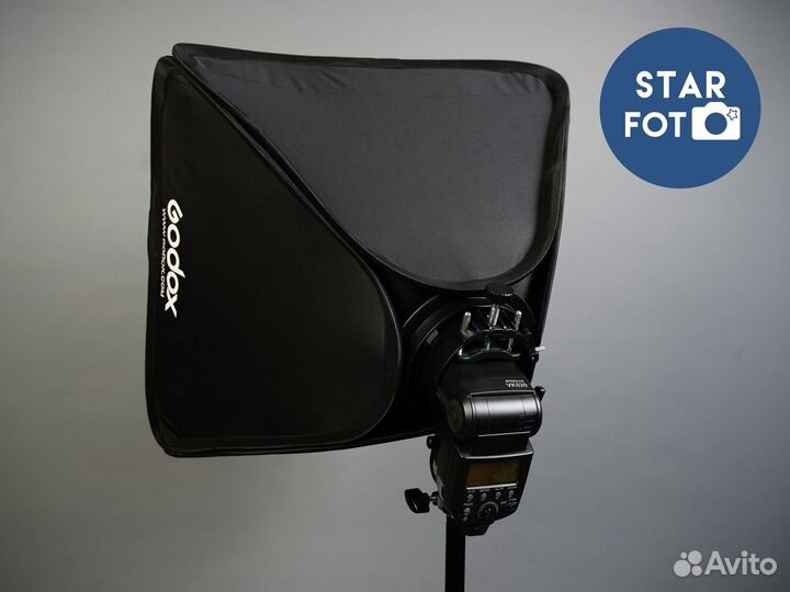 Софтбокс Godox sfgv5050 для накамерных вспышек