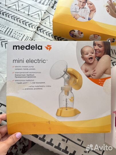 Молокоотсос ручной+ электрический medela