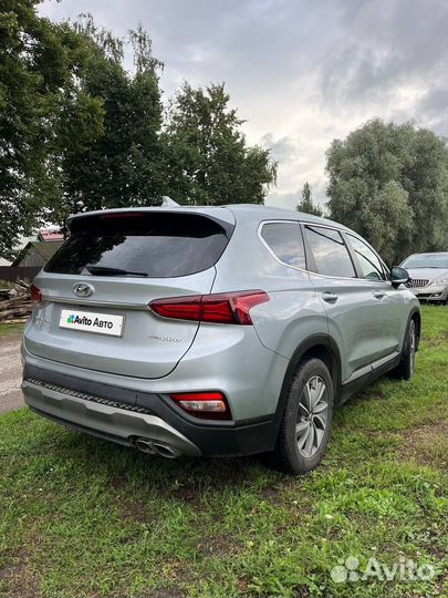 Hyundai Santa Fe 2.0 AT, 2018, 62 000 км