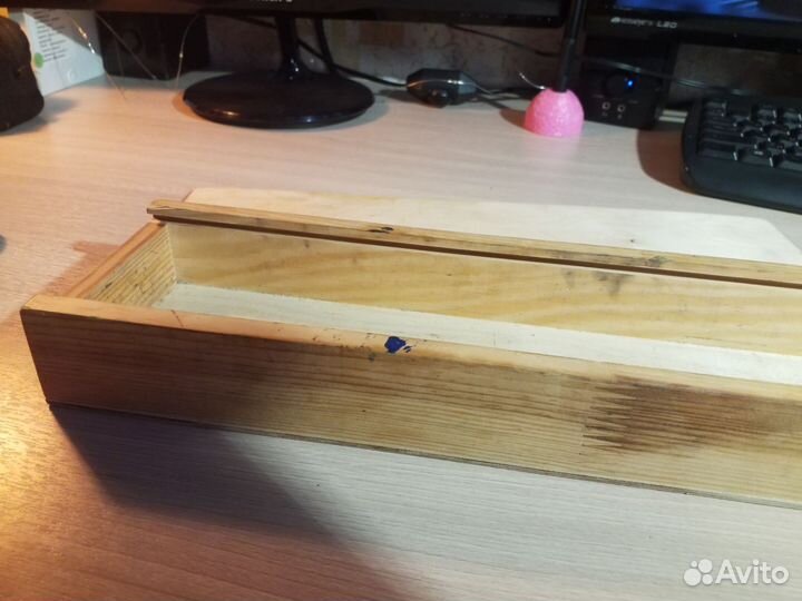 Деревянный пенал для кистей Мастер класс