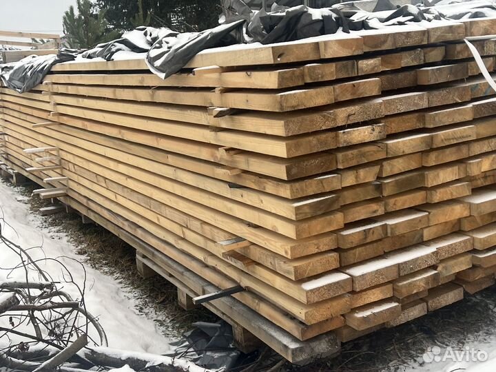 Доска сухая строганная 50*100
