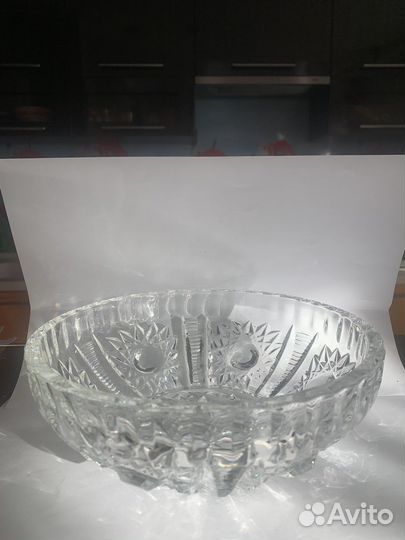 Ваза хрустальная