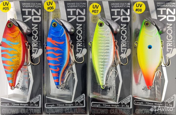 Раттлин Jackall Trigon 70 40 цветов