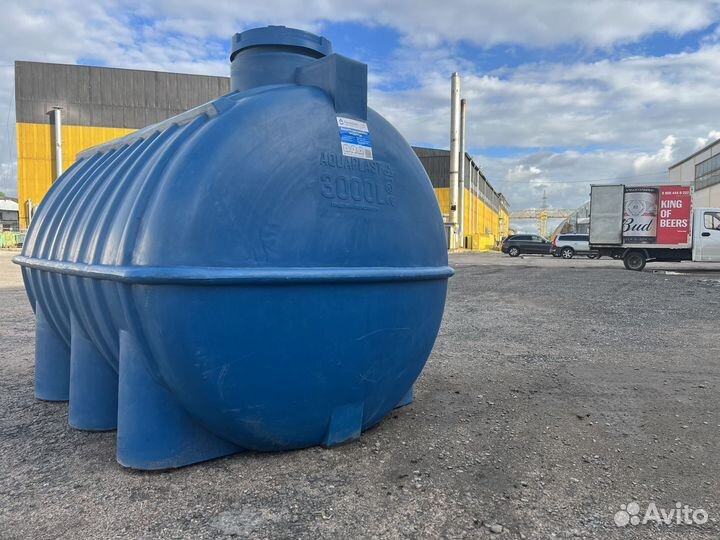 Емкость пластиковая 3 м3 для сыпучих продуктов (го