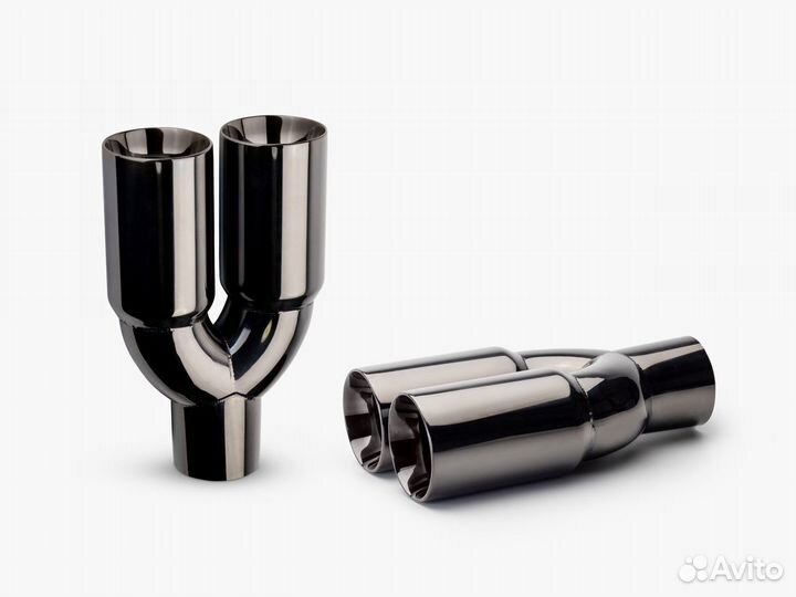 Насадки на Глушитель титан двойная пара