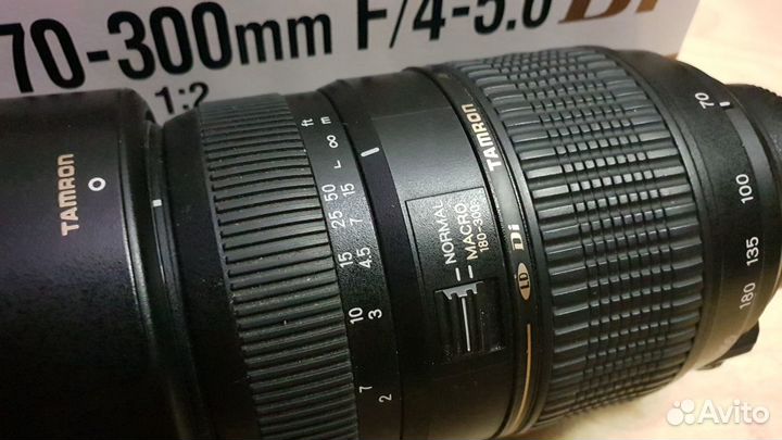 Объектив Tamron 70-300mm f/4.0-5.6 macro для Nikon