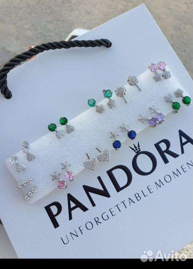 Серьги серебро