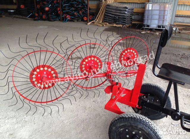 Ворошилка вм-3 для мотоблоков