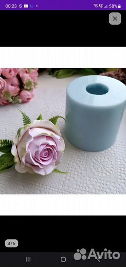 Молд силиконовый- роза