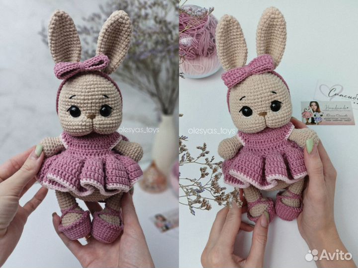 Вязаные игрушки ручной работы